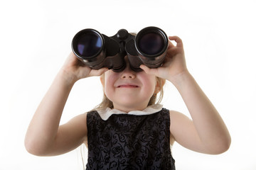kid dressed up as a business person