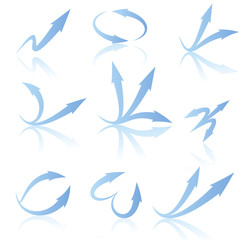 Collection design arrows template