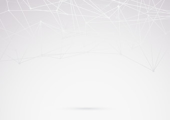 Molecular halftone bright background