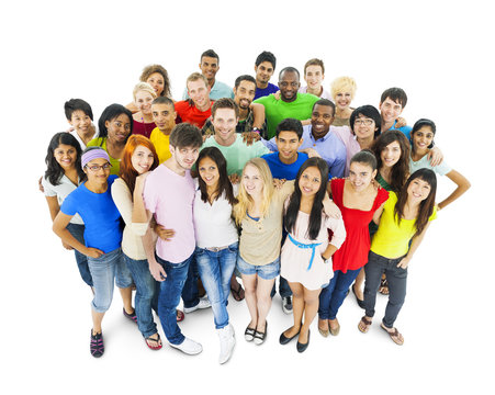 Multiethnic Group of Young Adult