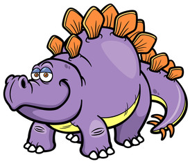 Vector illustration of Cartoon dinosaur © sararoom