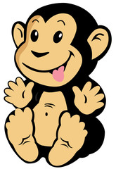 cartoon monkey
