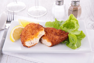 breaded meat