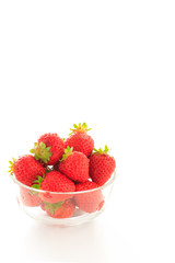 Fresh Strawberry on white background