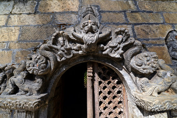 Sculpture of Shiva. Pashupatinath, Nepal