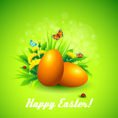 Easter vector background