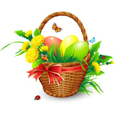 Easter vector background