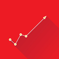 Business graph and chart. vector illustration