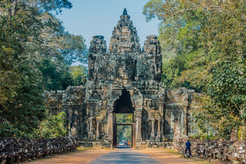 east gate angkor thom cambodia
