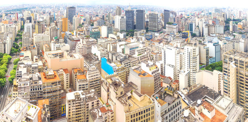 Panoramic view of Sao Paulo, Brazil