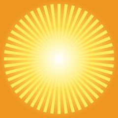 Obraz premium Sunburst abstract, vector illustration