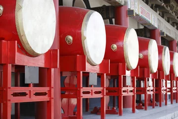 Wandcirkels aluminium drum tower in xian,china © lzf