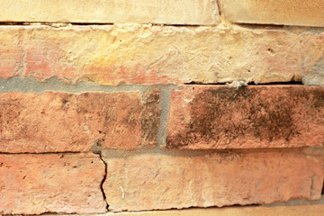 Old brick wall, vintage style.