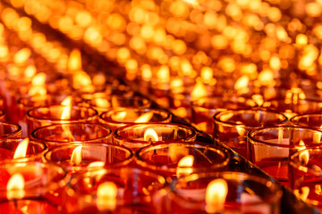 Candle Light in glasses