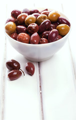 Olives in a bowl