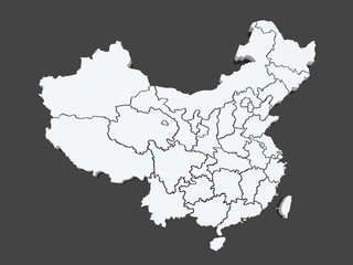 Map of China.