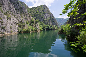 Lake in Canyon Matka, Macedonia