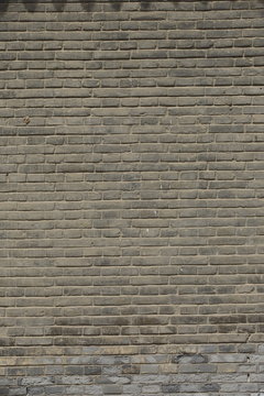 bricks wall of  dayan pagoda in xian,china