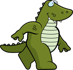 Fototapeta premium Alligator Walking