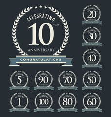 Anniversary laurel wreath