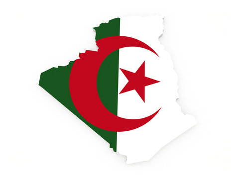 Map of Algeria.