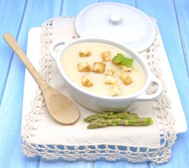 Crema de esparragos