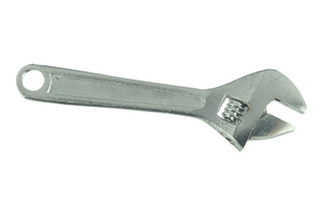 Adjustable Wrench isolated on white background