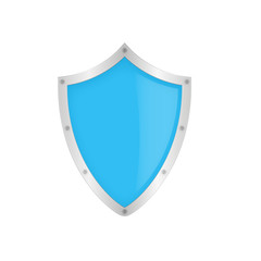Blue classic shield