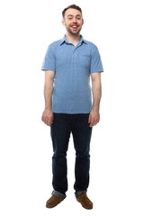 Charismatic young man with a charming smile