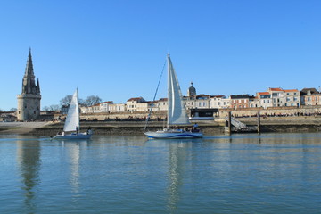 Fototapeta premium Promenade en voilier, La Rochelle