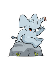 Elephant Sitting