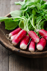 Fresh radishes