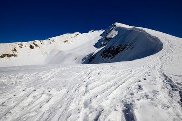 Fototapeta na wymiar winter ridge