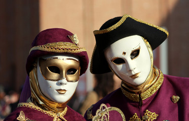 Fototapeta na wymiar Carnaval de Venise, Italie