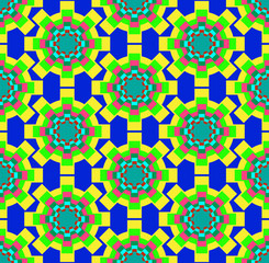 Gear colorful pattern