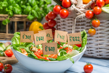 Symbol of healthy and fresh food