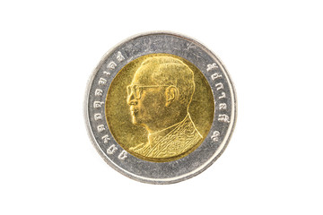 Thai ten baht coin