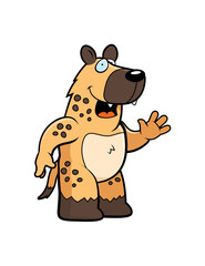 Hyena Waving