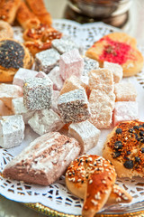 Turkish delight dessert
