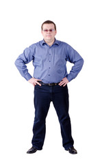 Fototapeta premium businessman isolated