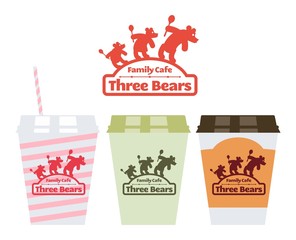 Three bears family cafe logo