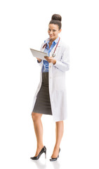 Doctor woman with stethoscope