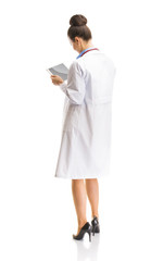 Doctor woman with stethoscope