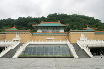 national palace museum in taipei,taiwan - obrazy, fototapety, plakaty