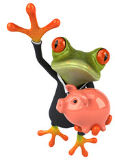 Fototapeta premium Business frog