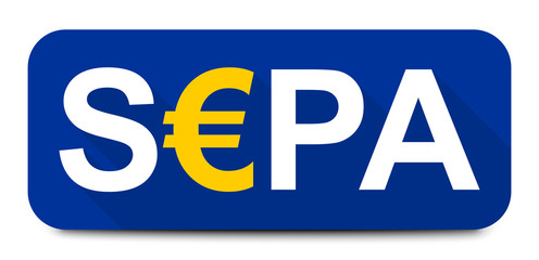 Sepa Schild mit langem Schatten