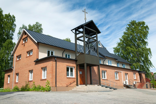 Small catholic church in southern Sweden