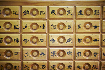 Herbal Medicine Drawers