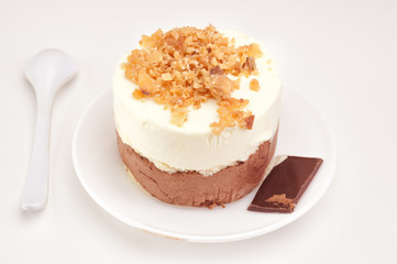 Delicious cake isolated