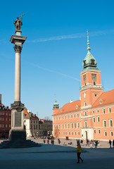 Old town in Warsaw, Poland.